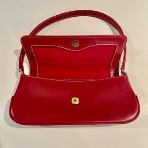 Liz Claiborne red handbag clutch